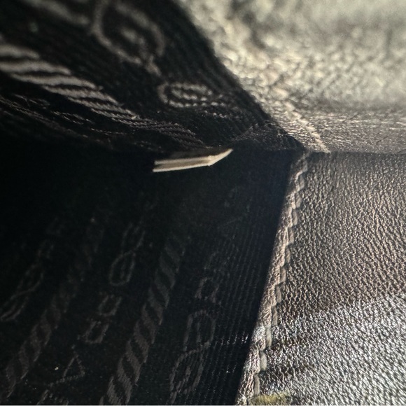 Auth Prada Small Double Cromo Saffiano Cuir City Calf Monochrome Top Handle Bag - Picture 15 of 16